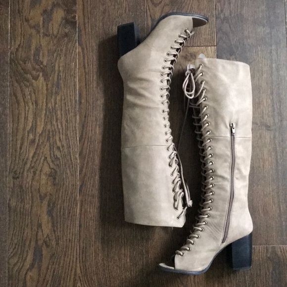 Forever 21 Shoes - L A C E • U P • B O O T S